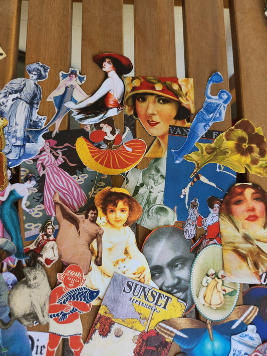Ephemera Collage Scrapbooking Paper Packs
