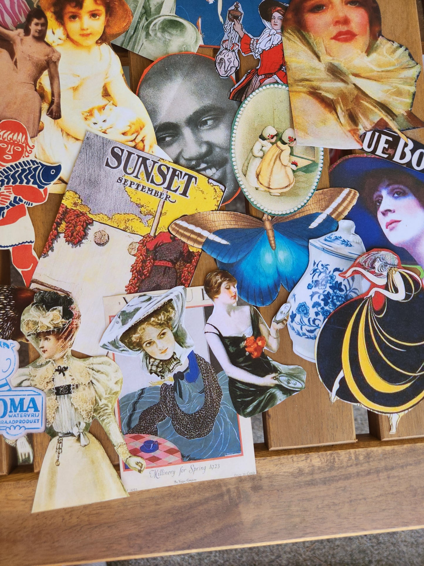 Ephemera Collage Scrapbooking Paper Packs
