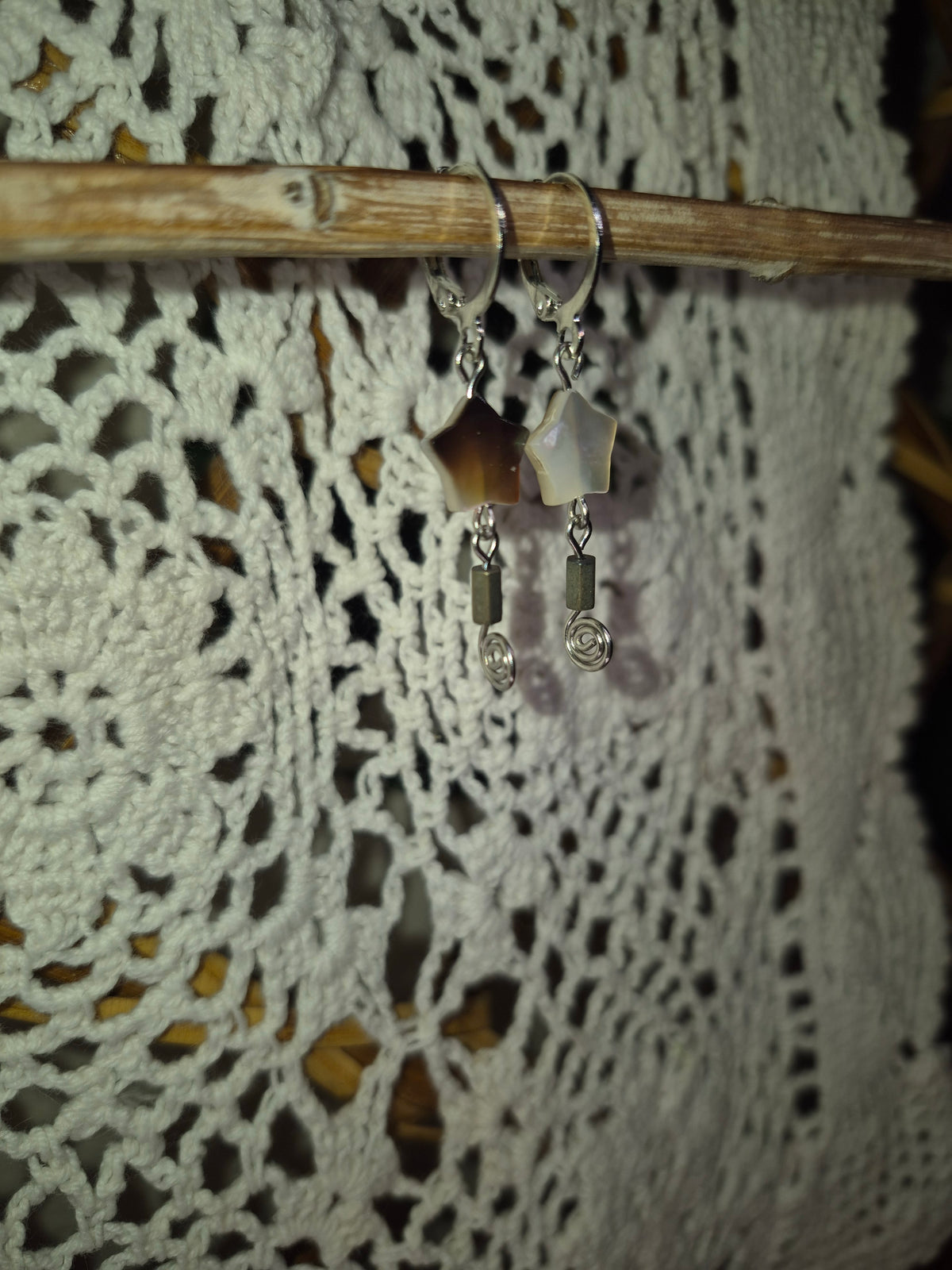 Star Spiral Earrings