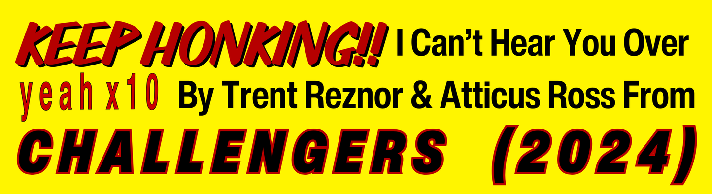 Challengers Bumper Sticker