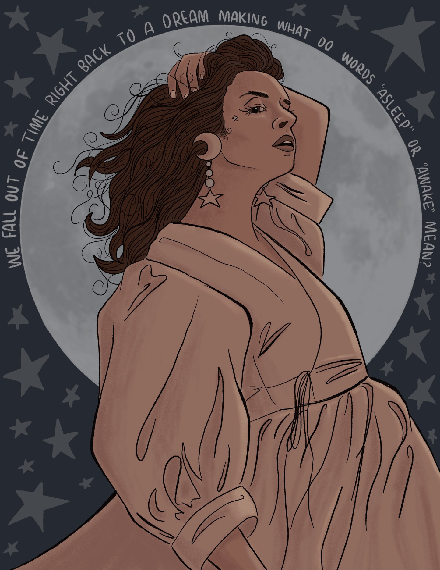 We Fall Out of Time Print