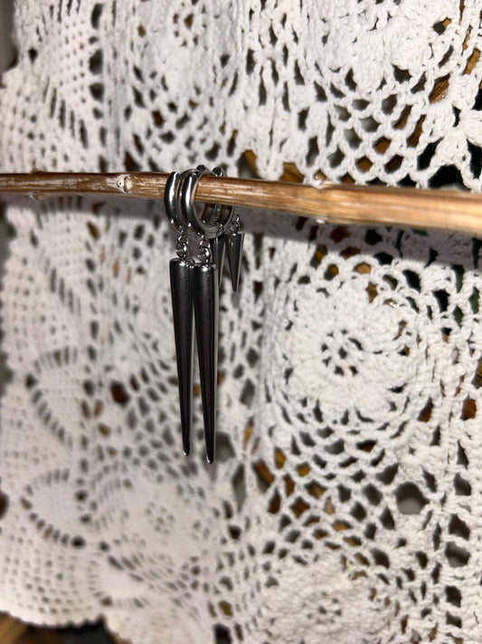 Two Spike Earrings