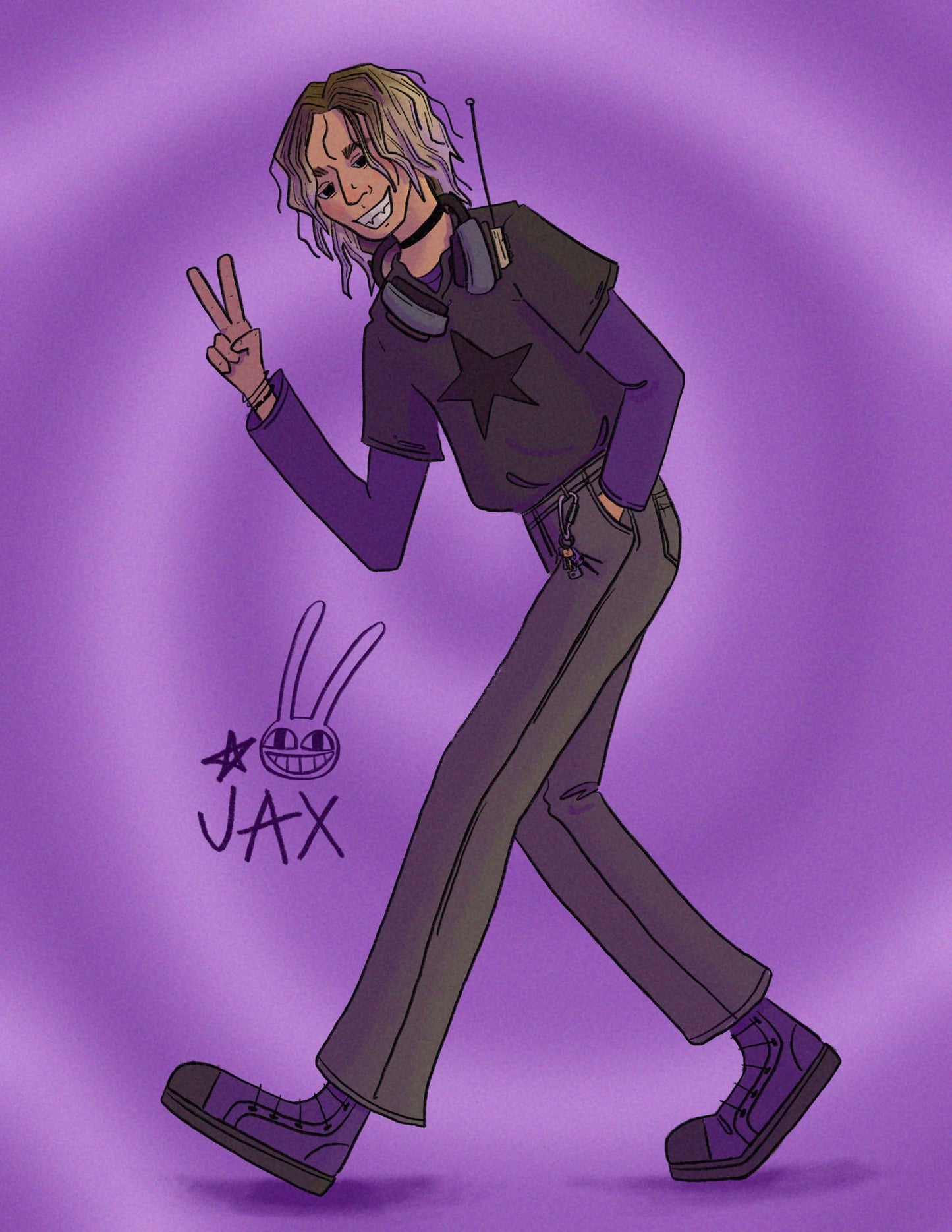 Human Jax from The Amazing Digital Circus Print